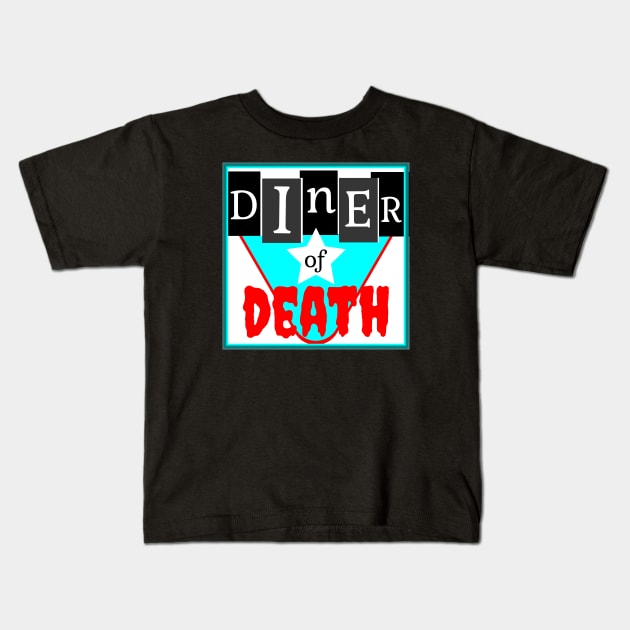 Diner of Death Kids T-Shirt by L'Appel du Vide Designs by Danielle Canonico